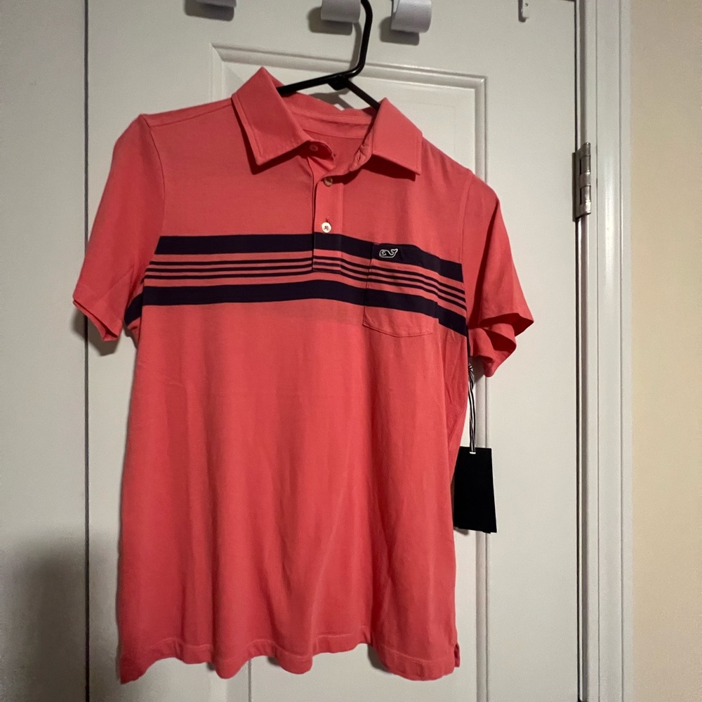 Vineyard vines polo shirt, boys L